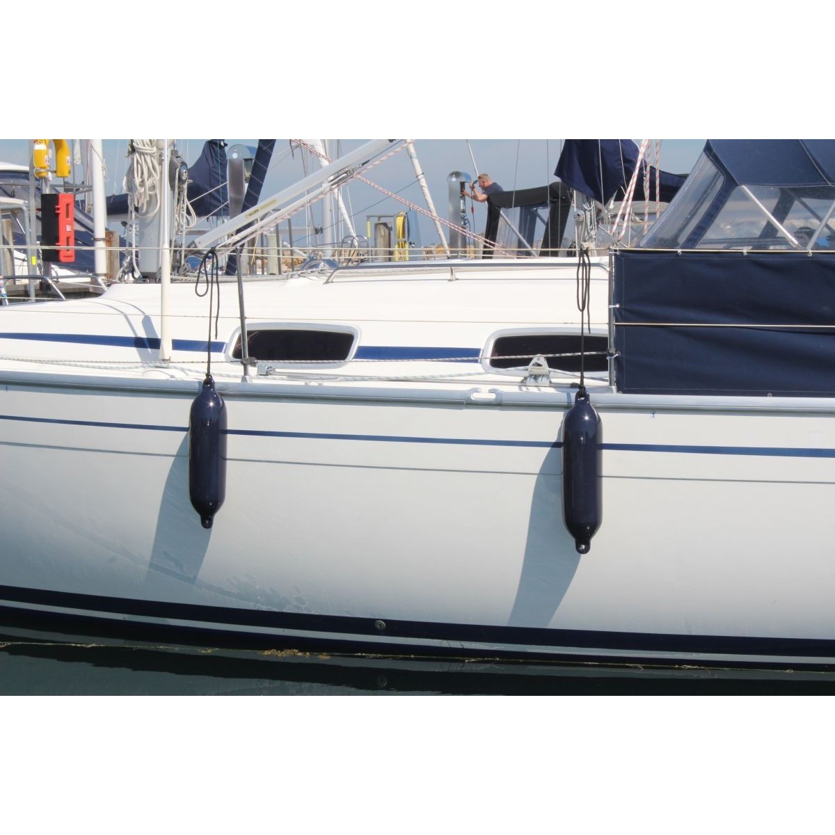 Pare-Battage Plat BIGSHIP 90 X 30 Cm – Protection Coque Bateau Semi-Rigide EVA Anti-Absorption Eau