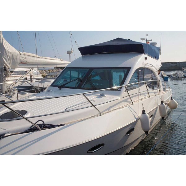 Guardabarros Heavy Duty blanco Ø125 - L. 540 mm - N°3 - comptoirnautique.com