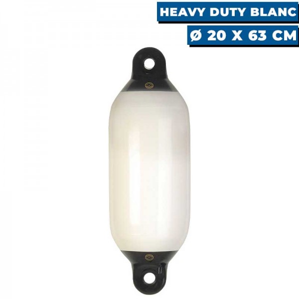 Guardabarros blanco Heavy Duty Ø200 mm - L. 635 mm - N°2 - comptoirnautique.com