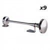 Lot de 9 Trompe Inox PL 528mm - N°1 - comptoirnautique.com