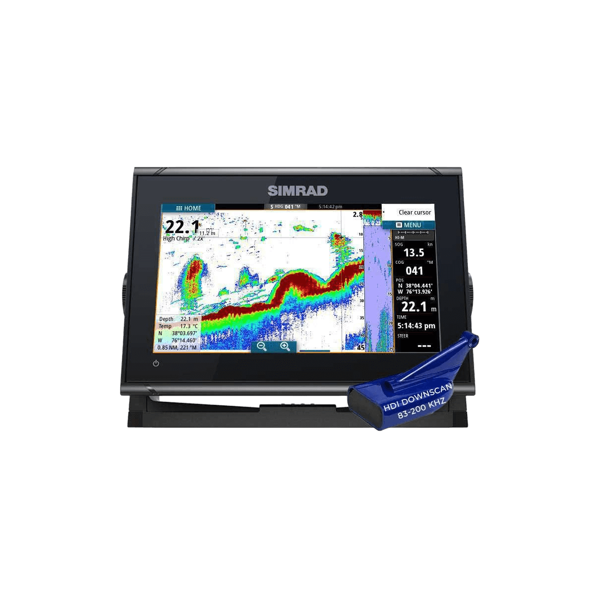 GO9 XSE + sonde tableau arrière DownScan
