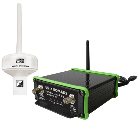 Transpondeur AIS Portable Nomad 2 Digital Yacht avec antenne GPS et VHF GV30