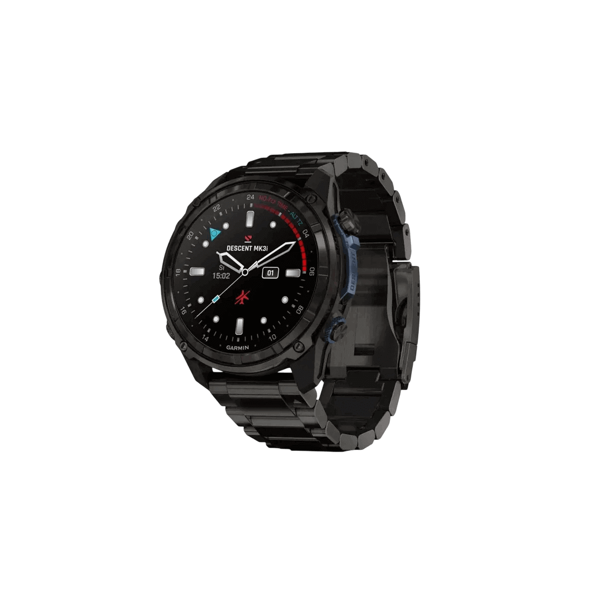 Montre de plongée Garmin Descent Mk3i 51 mm - Carbon gray / titane carbon - montre connectée GPS