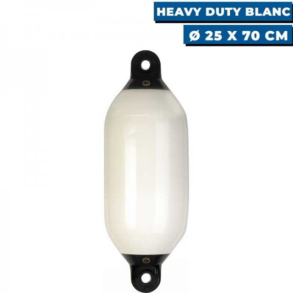 Guardabarros blanco Heavy Duty Ø250 - L. 700 mm - N°2 - comptoirnautique.com