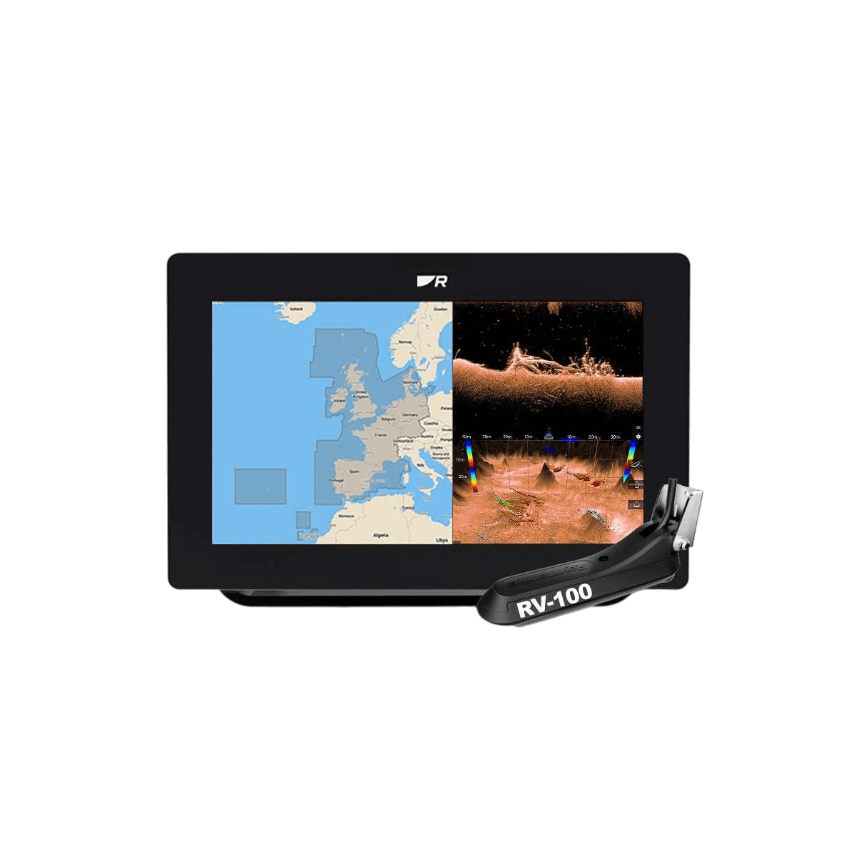 Raymarine Axiom+ 9 RV 3D + sonde RV100 + carte lighthouse Europe de l'ouest