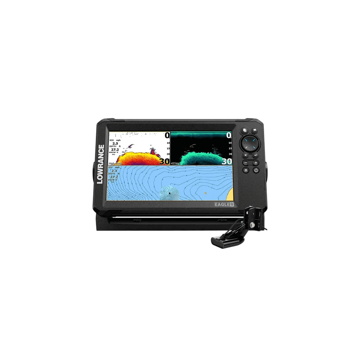 000-16124-001 - Sondeur Lowrance Eagle 9 avec sonde tableau arrière HDI 50/200