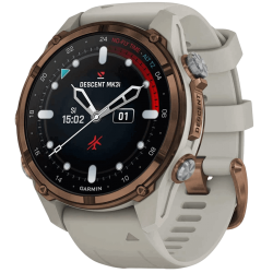 Montre de plongée Garmin Descent Mk3i - bronze/lin - montre connectée GPS