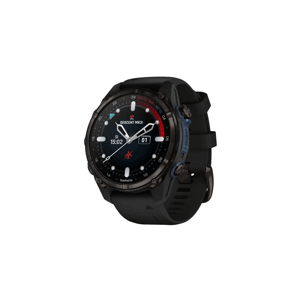 Montre de plongée Garmin Descent Mk3i - Carbon gray / noir - montre connectée GPS