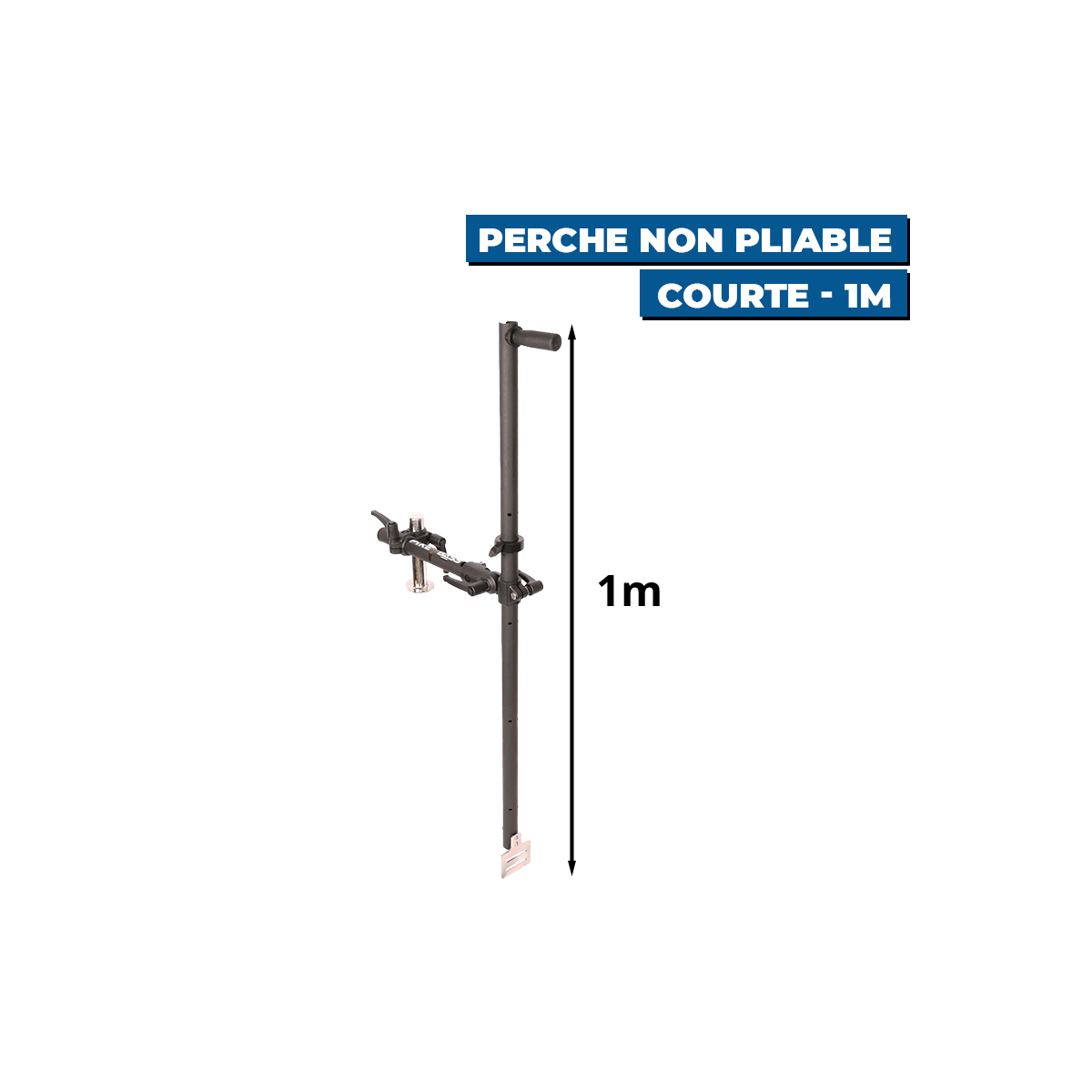 410169 - Perche 1 m non pliable Seanox pour sonde 360° LIVE amovible