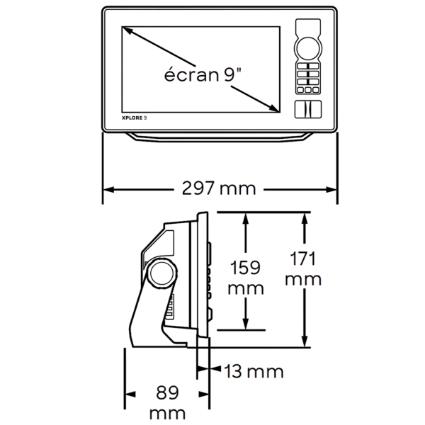 Xplore 9 CHIRP MEGA SI+ - N°7 - comptoirnautique.com