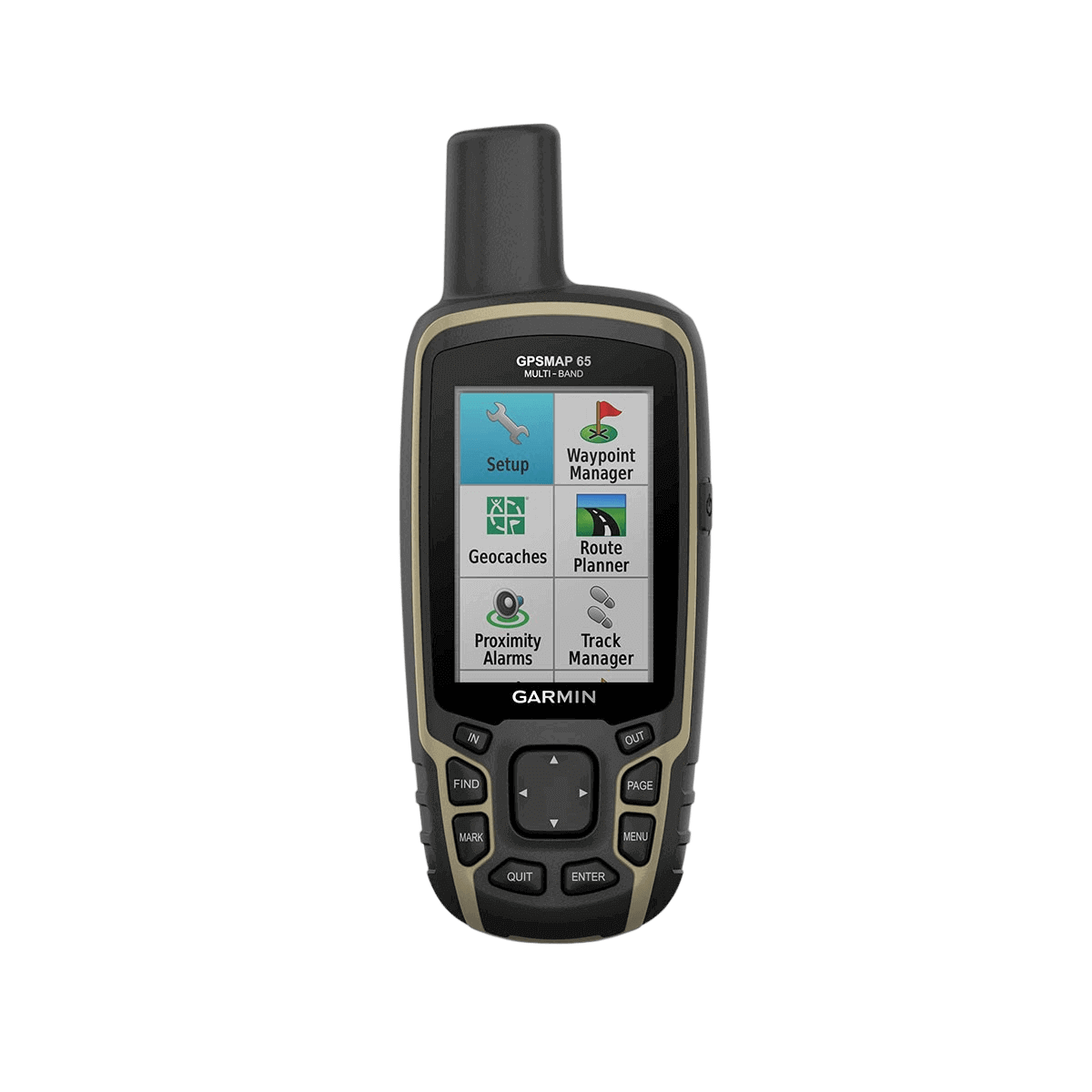 GPS portable GPSMAP 65 - menu