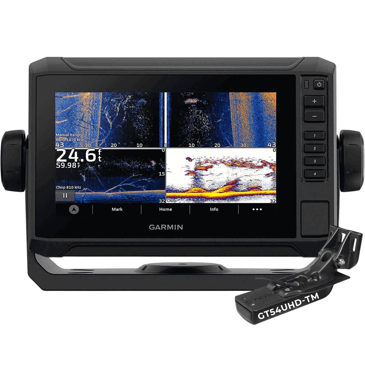 010-02683-01 - Garmin EchoMAP UHD2 72sv Touch avec sonde GT54