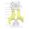 Poupée en aluminium gris pour winch ocean 30ST - N°1 - comptoirnautique.com
