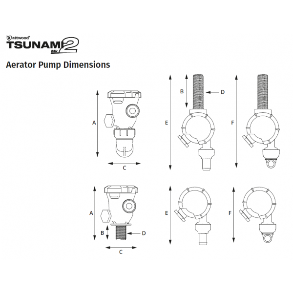 Pompa Tsunami 800 MK2 12V per pozzi di acqua dolce - 1-1/2" - N°3 - comptoirnautique.com