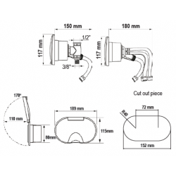 Twin showerhead and mixer...