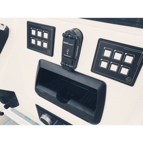 Caricabatterie impermeabile a 3 bobine - Con guscio - 15W / 12-24V - N°2 - comptoirnautique.com