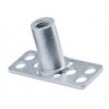 Testa rettangolare F2 femmina filettata - M6x10 (confezione da 10) - N°1 - comptoirnautique.com