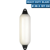 Guardabarros blanco Heavy Duty Ø380 - L. 1370 mm - N°2 - comptoirnautique.com