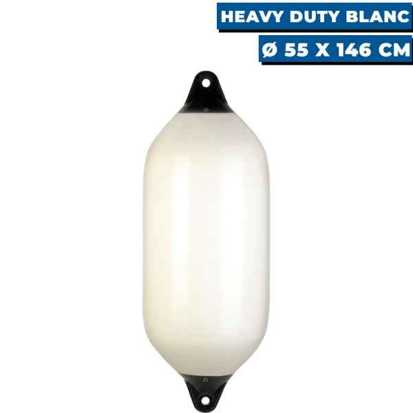 Guardabarros blanco Heavy Duty Ø550 - L. 1465 mm - N°2 - comptoirnautique.com