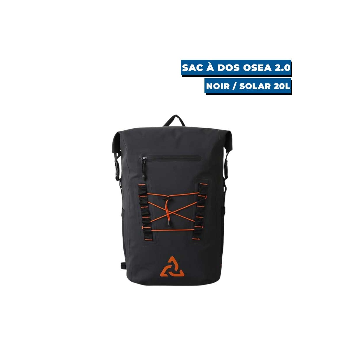 Sac à dos étanche Osea 2.0 noir/solar 20 litres