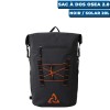 Sac à dos étanche Osea 2.0 noir/solar 20 litres - N°1 - comptoirnautique.com