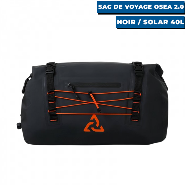 Sac de voyage étanche Osea 2.0 Noir/Solar 40 litres - N°1 - comptoirnautique.com