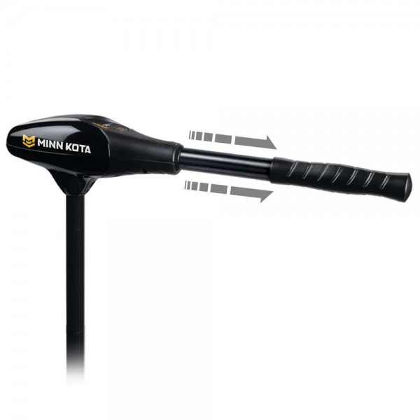 Poignée télescopique jusqu'à 15 cm du moteur électrique arrière Minn Kota ENDURA C2 V2 - N°8 - comptoirnautique.com