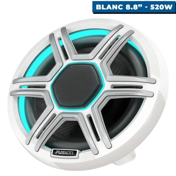Haut-parleurs Apollo blanc 8.8" 520W - N°3 - comptoirnautique.com