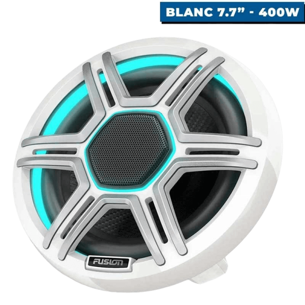 Haut-parleurs Apollo blanc 7.7" 400W - N°2 - comptoirnautique.com