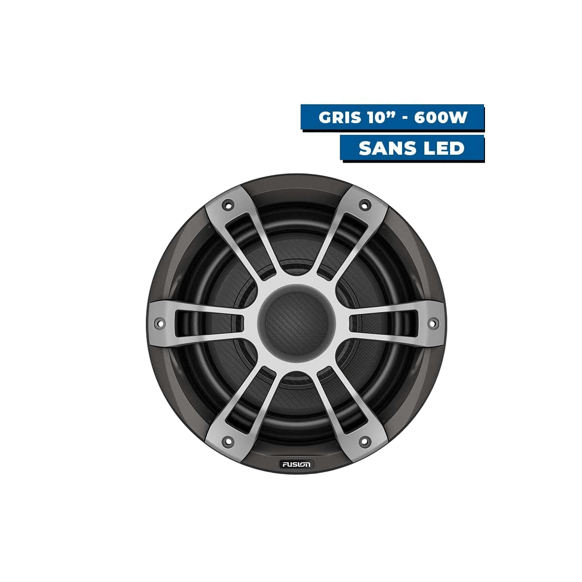 Caisson de basse Fusion Signature Serie 3i Sport Sans LED Gris - 10"  600W