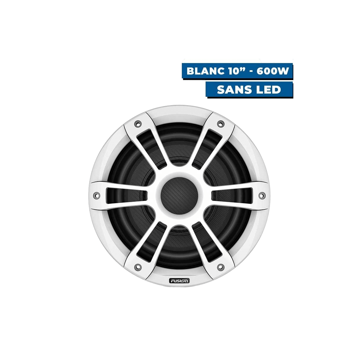 Caisson de basse Fusion Signature Serie 3i Sport Sans LED Blanc - 10"  600W