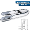 Annexe gonflable Yacht - PVC + coque double polyester - 4 pers/600 kg - Pri350RF - N°2 - comptoirnautique.com