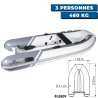 Bote insuflável YACHT PVC + casco simples de poliéster
