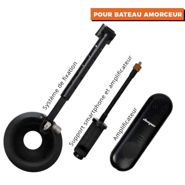 Pack Amplificateur Wifi Deeper pour bateau amorceur - DEEPER - N°10 - comptoirnautique.com