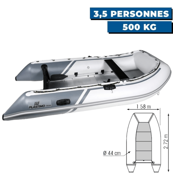 TRAIL inflatable dinghy with V-shaped inflatable keel - N°5 - comptoirnautique.com