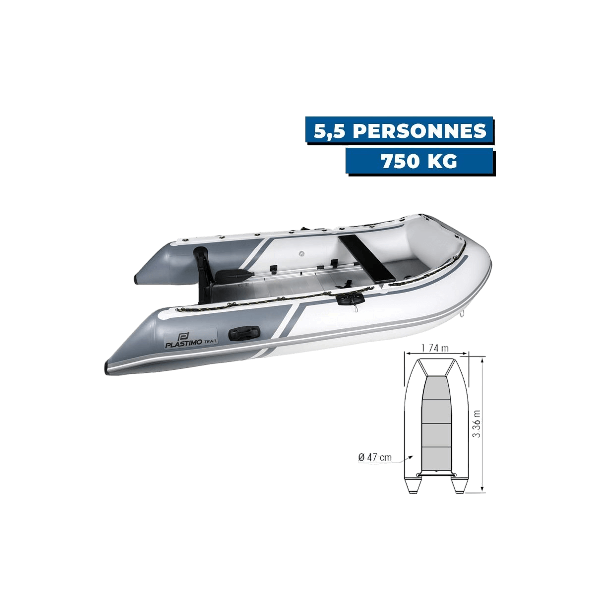 annexe Plastimo Trail - 5,5 personnes
