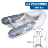 Annexe gonflable bateau FUN - Pi230VB - 2,5 personnes - N°5 - comptoirnautique.com