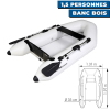 Plastimo - Annexe bateau plancher gonflable - Horizon - 1,5 personne - N°5 - comptoirnautique.com