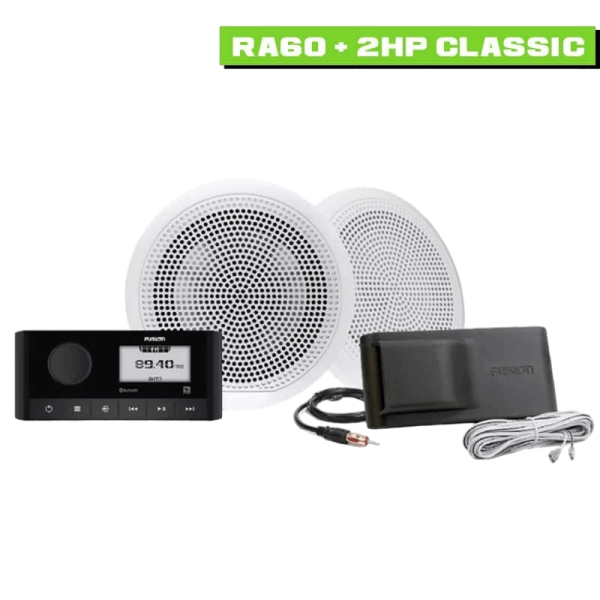 Pack Radio marine RA60 + 2 HP 80W Classic - N°12 - comptoirnautique.com