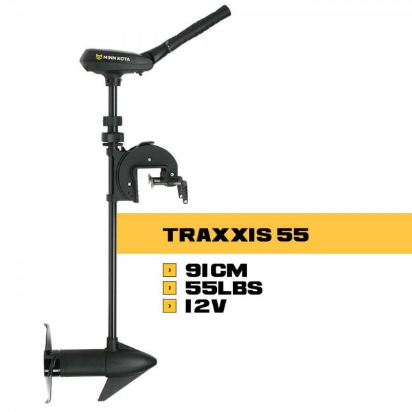MK-1368715M - Moteur arrière Minn Kota TRAXXIS - 12V - 55 Lbs - 91 cm - N°2 - comptoirnautique.com