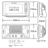 Dimensions du Humminbird Xplore 9 CHIRP XD - N°7 - comptoirnautique.com