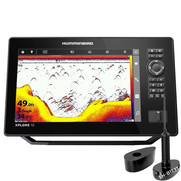 XPLORE10-DSTP - Humminbird Xplore 10 CHIRP 2D avec sonde traversante SH-B123T - N°3 - comptoirnautique.com
