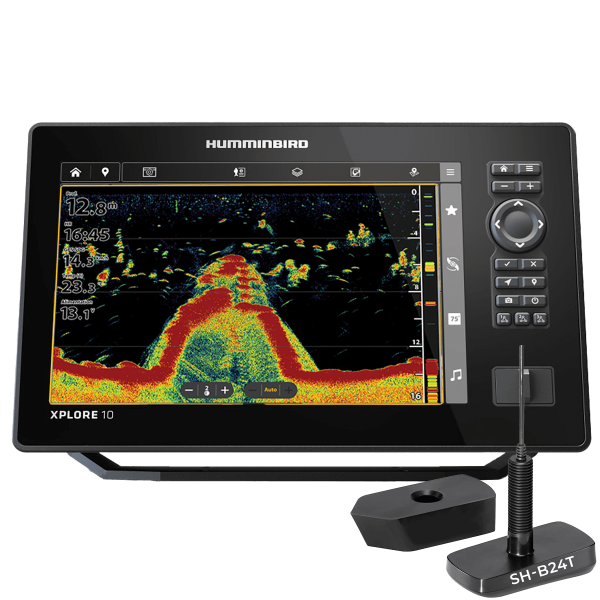 XPLORE10-XDTP - Humminbird Xplore 10 CHIRP XD avec sonde traversante SH-B24T - N°3 - comptoirnautique.com