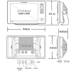 Dimensions du Humminbird Xplore 12 CHIRP XD - N°7 - comptoirnautique.com