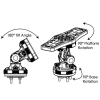 Hexx rotating and tilting screen mount - N°6 - comptoirnautique.com