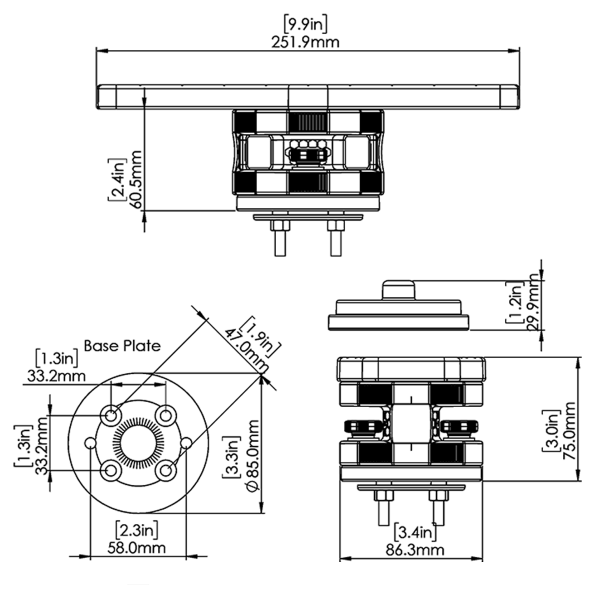 Hexx rotating screen platform - N°1 - comptoirnautique.com