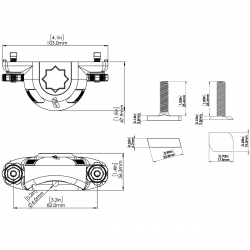 Base SidePort para guias e...