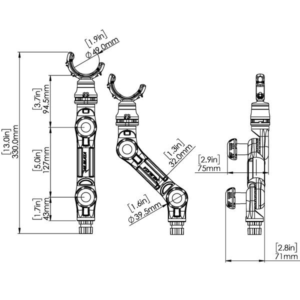 XL stabilizer kit for front engine - N°5 - comptoirnautique.com