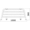 Plateforme arrière 1000 mm dimensions - N°3 - comptoirnautique.com