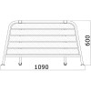 Rear walkway 1090 mm - N°3 - comptoirnautique.com